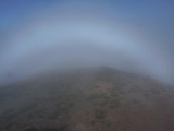 Arco de niebla desde el Observatorio de Izaña