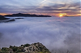 Mar de nubes en Tarragona