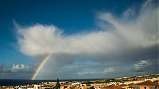 arco iris sobre la Gomera 9 enero 21