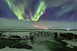 "Aurora boreal en Godafoss" (PRIMER PUESTO FOTOPRIMAVERA'2022)