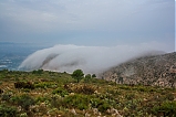 Manto de niebla en el Montgó
